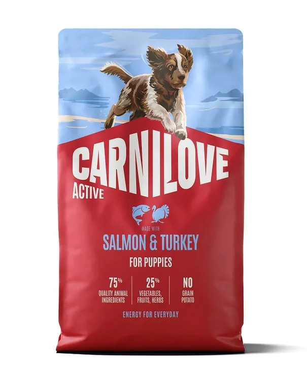 Carnilove Active Salmon & Turkey Puppy - корм для цуценят лосось та індичка