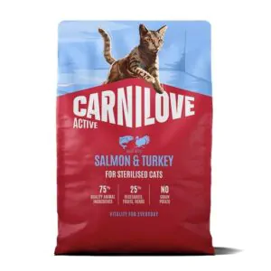 Carnilove Active Salmon & Turkey Sterilised - сухий корм для стерилізованих котів лосось та індичка