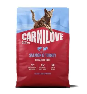 Carnilove Active Salmon & Turkey - сухий корм для котів лосось та індичка