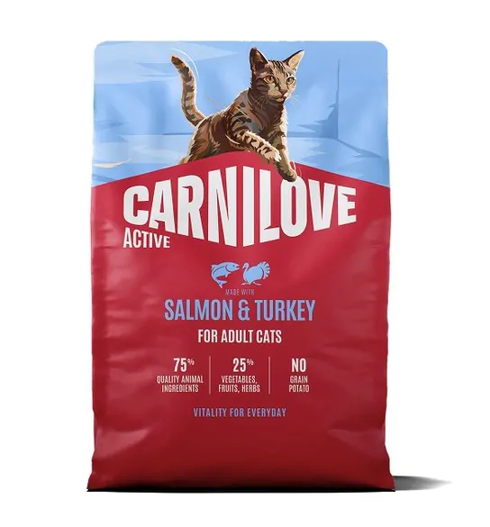 Carnilove Active Salmon & Turkey - сухий корм для котів лосось та індичка