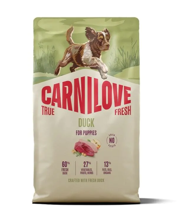 Carnilove True Fresh Puppy - корм для цуценят з качкою