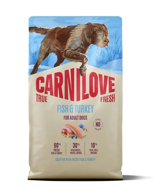 Carnilove True Fresh Fish & Turkey - сухий корм для cобак риба та індичка