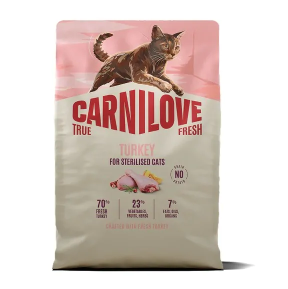 Carnilove True Fresh Turkey Sterilised - сухий корм для стерилізованих котів індичка