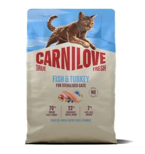 Carnilove True Fresh Fish & Turkey Sterilised - сухий корм для стерилізованих котів риба та індичка