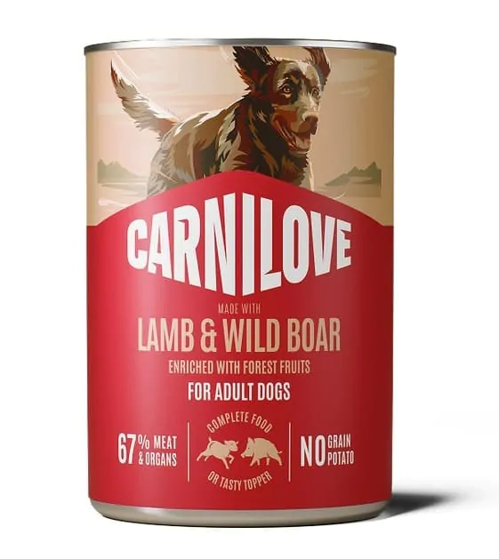 Carnilove Lamb & Wild Boar - вологий корм для собак паштет ягня і дикий кабан 400 г