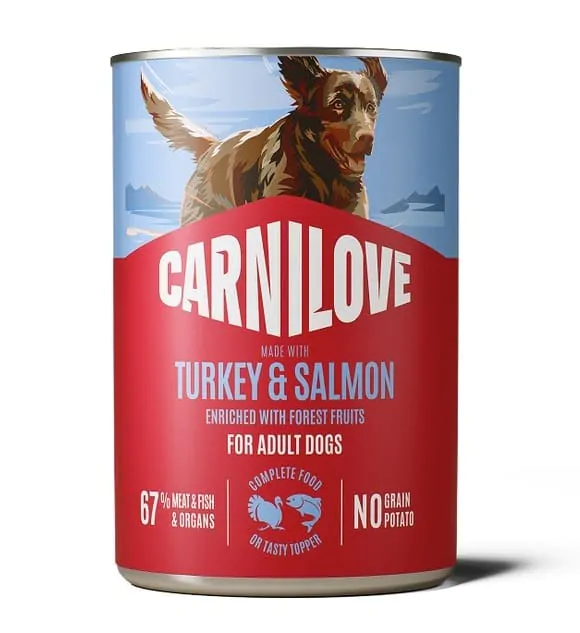Carnilove Salmon & Turkey - вологий корм для собак паштет лосось та індичка 400 г