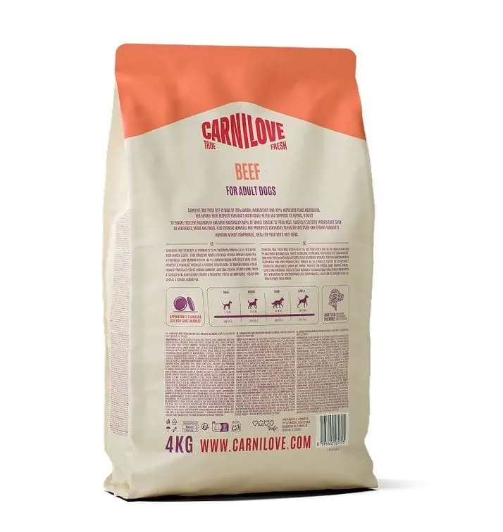 Carnilove True Fresh Dog Beef – корм для собак з яловичиною Carnilove True Fresh Dog Beef – корм для собак з яловичиною