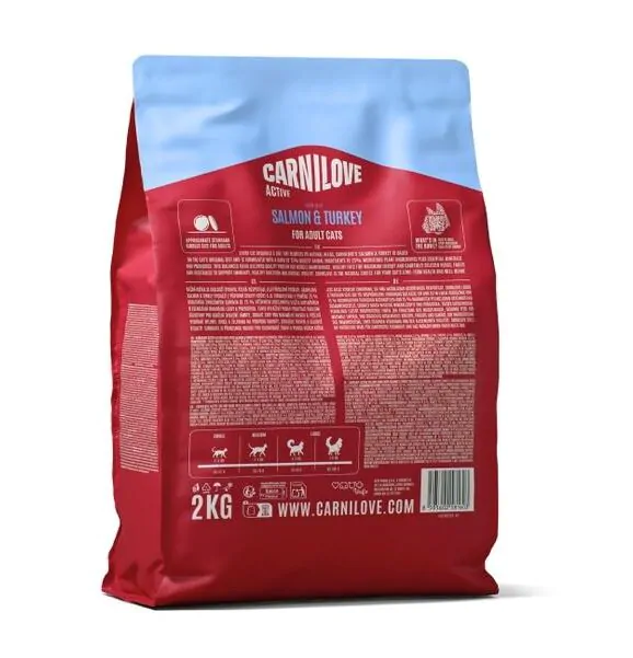 Carnilove Active Salmon & Turkey - сухий корм для котів лосось та індичка