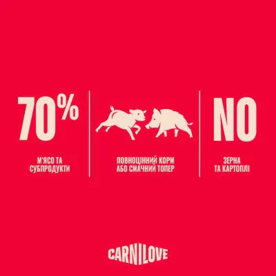 Carnilove Lamb & Wild Boar - вологий корм для собак паштет ягня і дикий кабан 400 г