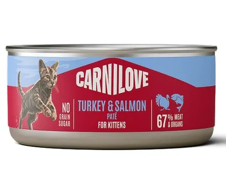 Carnilove Turkey & Salmon - вологий корм для кошенят паштет індичка і лосось 100 г
