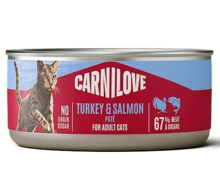 Carnilove Turkey & Salmon - вологий корм для котів паштет індичка і лосось 100 г