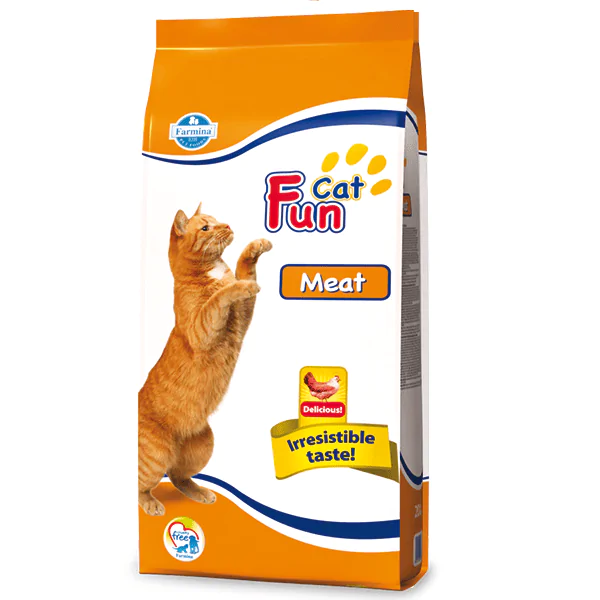 Farmina Fun Cat - сухий корм для дорослих котів з м'ясом, 20 кг