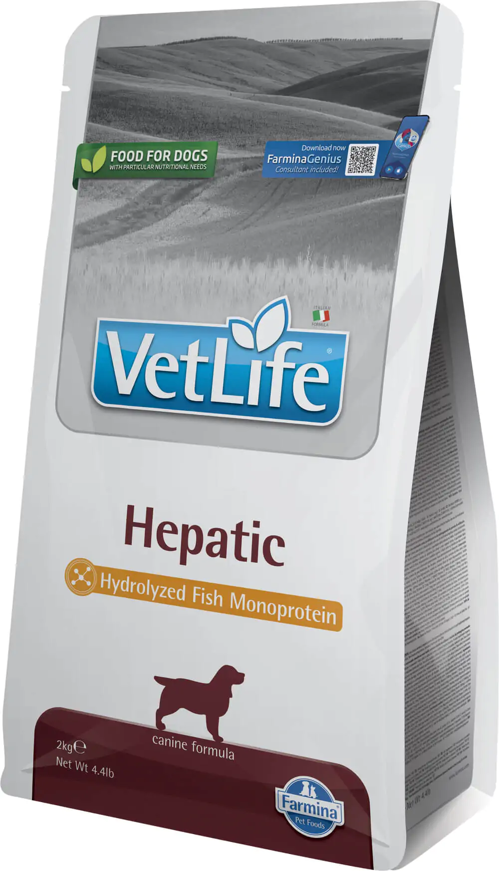 Farmina Vet Life Dog Hepatic - корм для собак при захворюваннях печінки