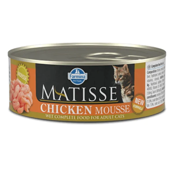 Farmina Matisse Cat Mousse Chicken - вологий корм для дорослих котів, з куркою, 85 г