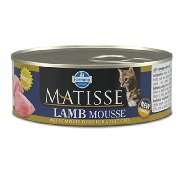 Farmina Matisse Cat Mousse Lamb - вологий корм для дорослих котів, з ягням, 85 г