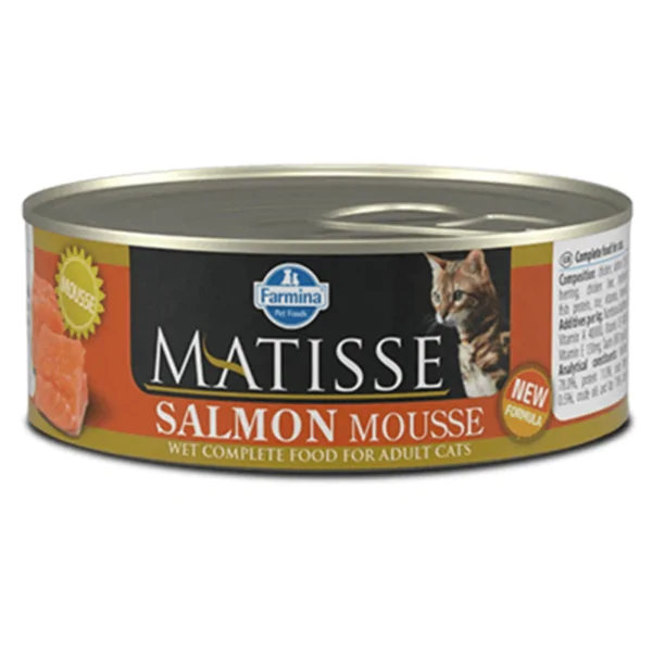 Farmina Matisse Cat Mousse Salmon - вологий корм для дорослих котів, з лососем, 85 г