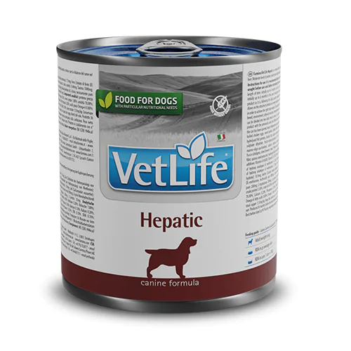 Farmina Vet Life Natural Diet Dog Hepatic Cans - вологий корм для собак при хронічній печінковій недостатності, 300 г