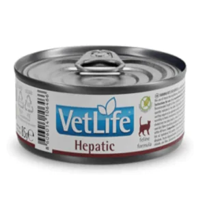 Farmina Vet Life Natural Diet Cat Hepatic Cans - вологий корм для котів, при хронічній печінковій недостатності, 85 г
