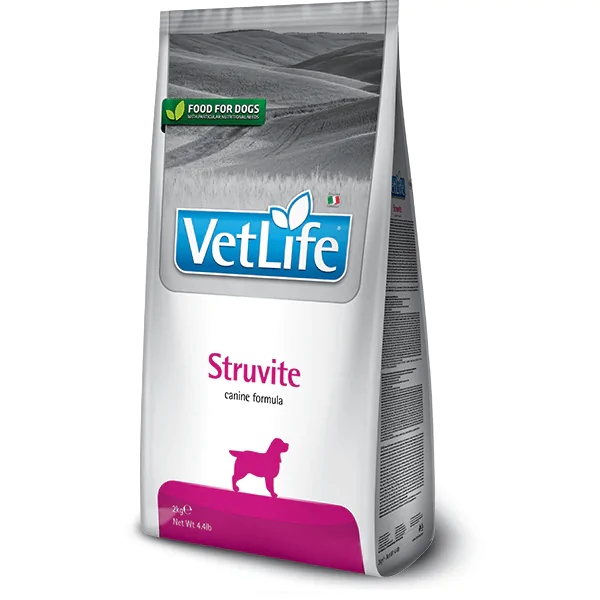 Farmina Vet Life Dog Struvite - корм для собак для розчинення струвітних каменів і скорочення рецидивів утворення струвітних каменів,2 кг
