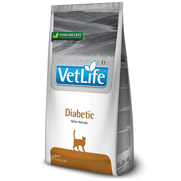 Farmina Vet Life Cat Diabetic - корм для котів для контролю рівня глюкози в крові при цукровому діабеті