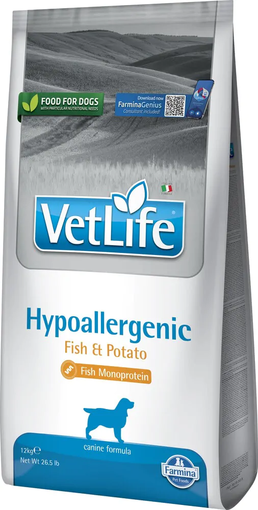 Farmina Vet Life Dog Hypoallergenic Fish&Potato - корм для собак при харчовій алергії