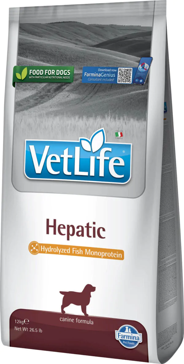 Farmina Vet Life Dog Hepatic - корм для собак при захворюваннях печінки