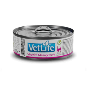 Farmina Vet Life Management Struvite Cat - вологий корм для котів дієт. харчування, для лікування та профілактики рецидивів струвітних уролітів, 85 г