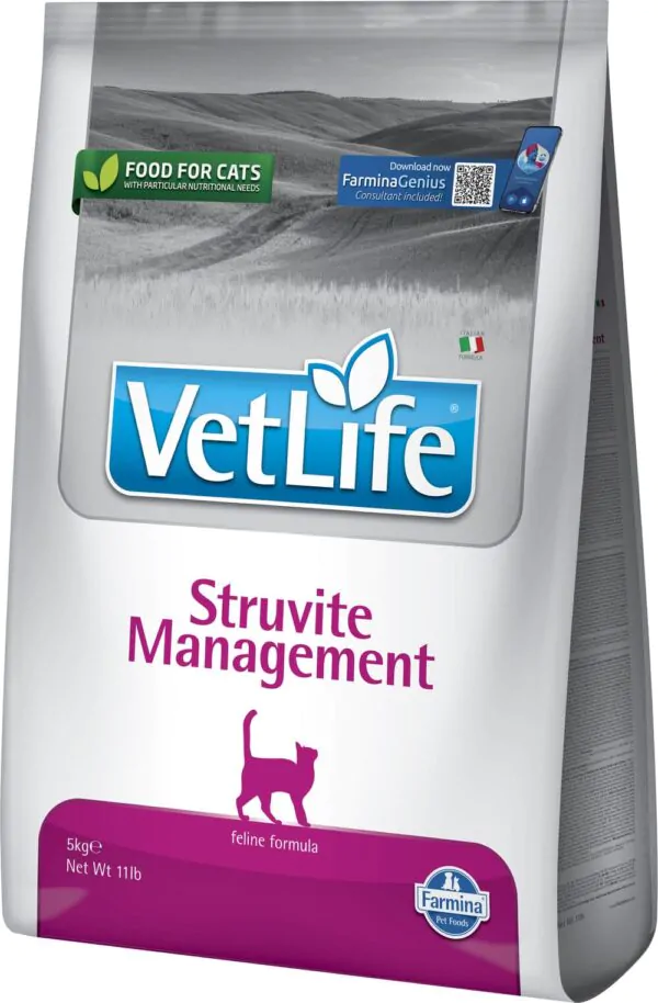 Farmina Vet Life Natural Diet Cat Management Struvite - корм-дієта для котів для струвітного уролітіазу та ідіопатичного циститу