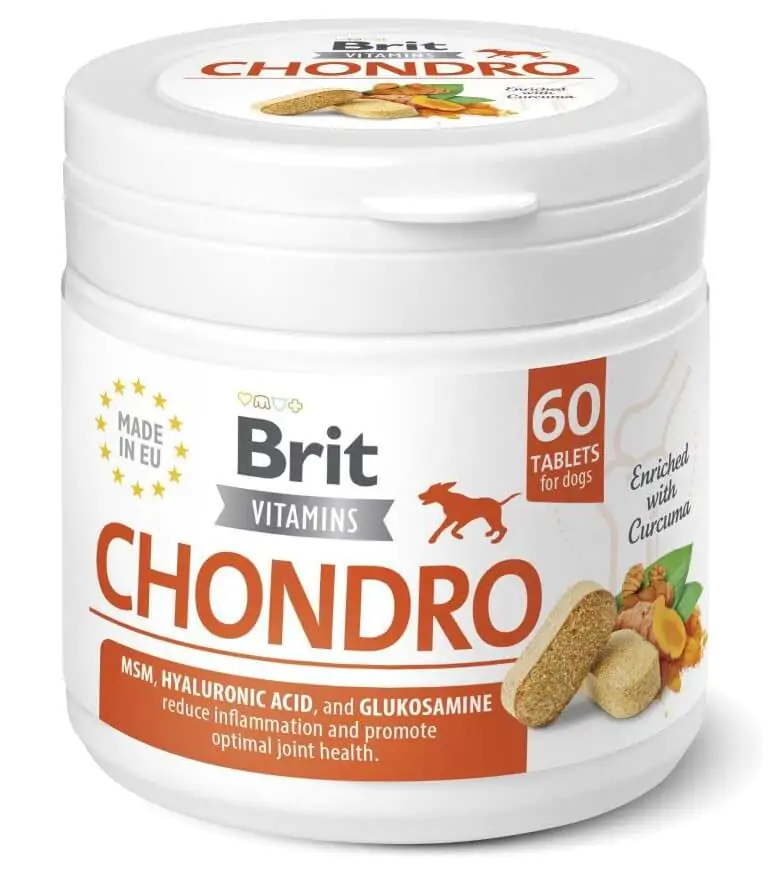 Вітаміни для собак Brit Vitamins Chondro для суглобів 60 таблеток