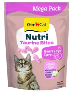 Вітаміни GimCat Nutri Taurine Bites для дорослих котів для підтримки здоров'я серця із сиром і таурином 425 г