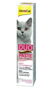 Паста GimCat DUO PASTE Anti-hairboll malt with chicken для котів з чутливим травленням мальт та курка 50 г