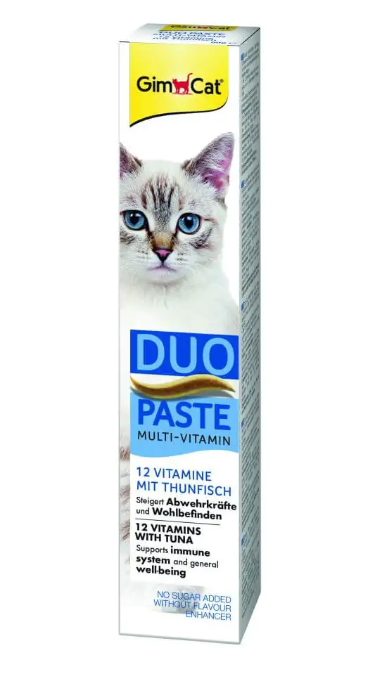 Мультивітамінна паста для котів GimCat DUO PASTE Multi-vitamin 12 vitamins з тунцем 50 г
