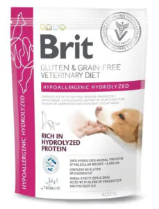 Brit VetDiet Dog Hypoallergenic Hydrolyzed - корм для собак із харчовою алергією з гідролізованим білком