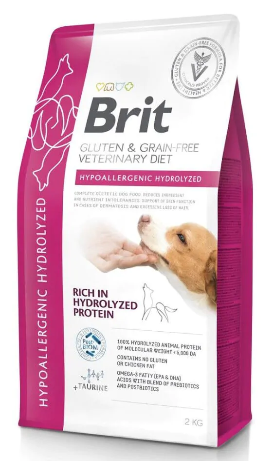 Brit VetDiet Dog Hypoallergenic Hydrolyzed - корм для собак із харчовою алергією з гідролізованим білком