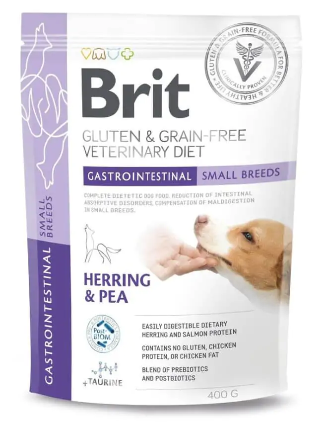 Brit VetDiet Dog Gastrointestinal Small Breeds - корм для собак при проблемах з травленням
