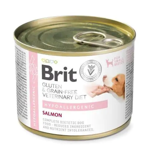 Brit VetDiet Hypoallergenic - вологий корм для собак із харчовою алергією з лососем 200 г