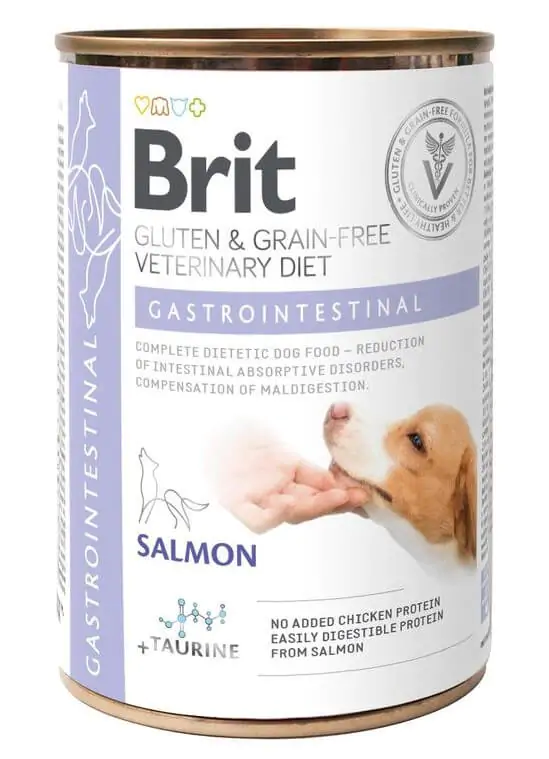 Brit Grain Free Veterinary Diets Gastrointestinal - вологий корм для собак при проблемах з травленням з лососем 400 г