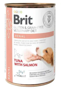 Brit Grain Free Veterinary Diets Renal - вологий корм для собак з хронічною нирковою недостатністю з тунцем лососем 400 г